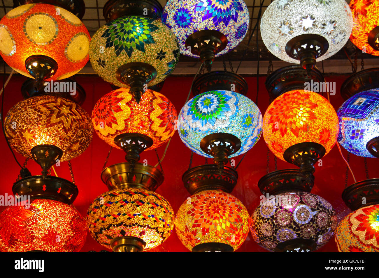Colored glass lanterns hi-res stock photography and images - Alamy