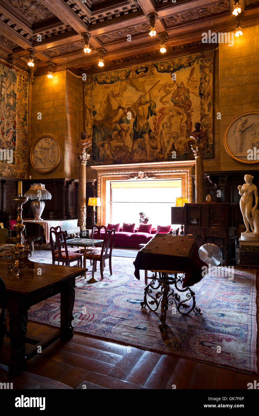 American Hearst Castle Stock Photo Alamy