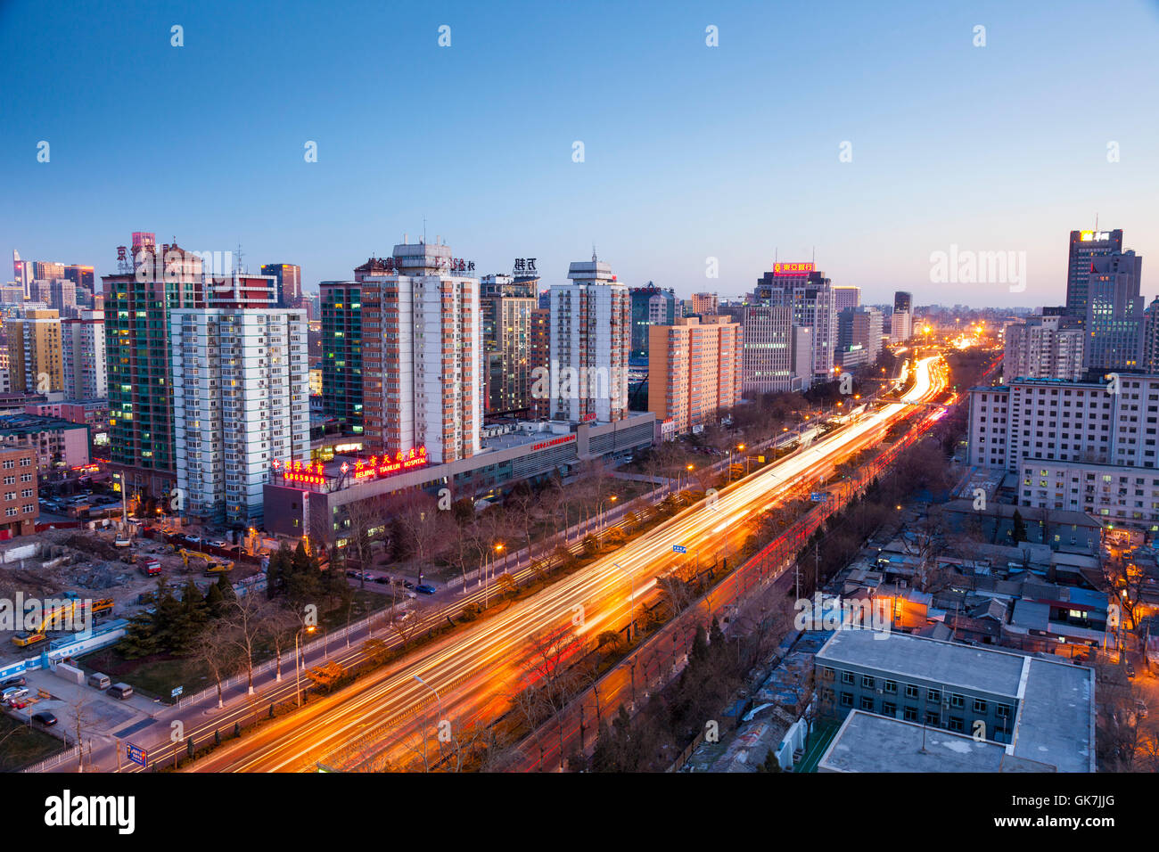 East Second Ring Road traffic Stock Photo - Alamy