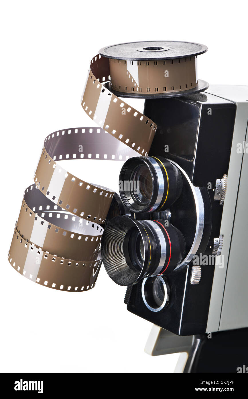 Film reel camera hi-res stock photography and images - Alamy