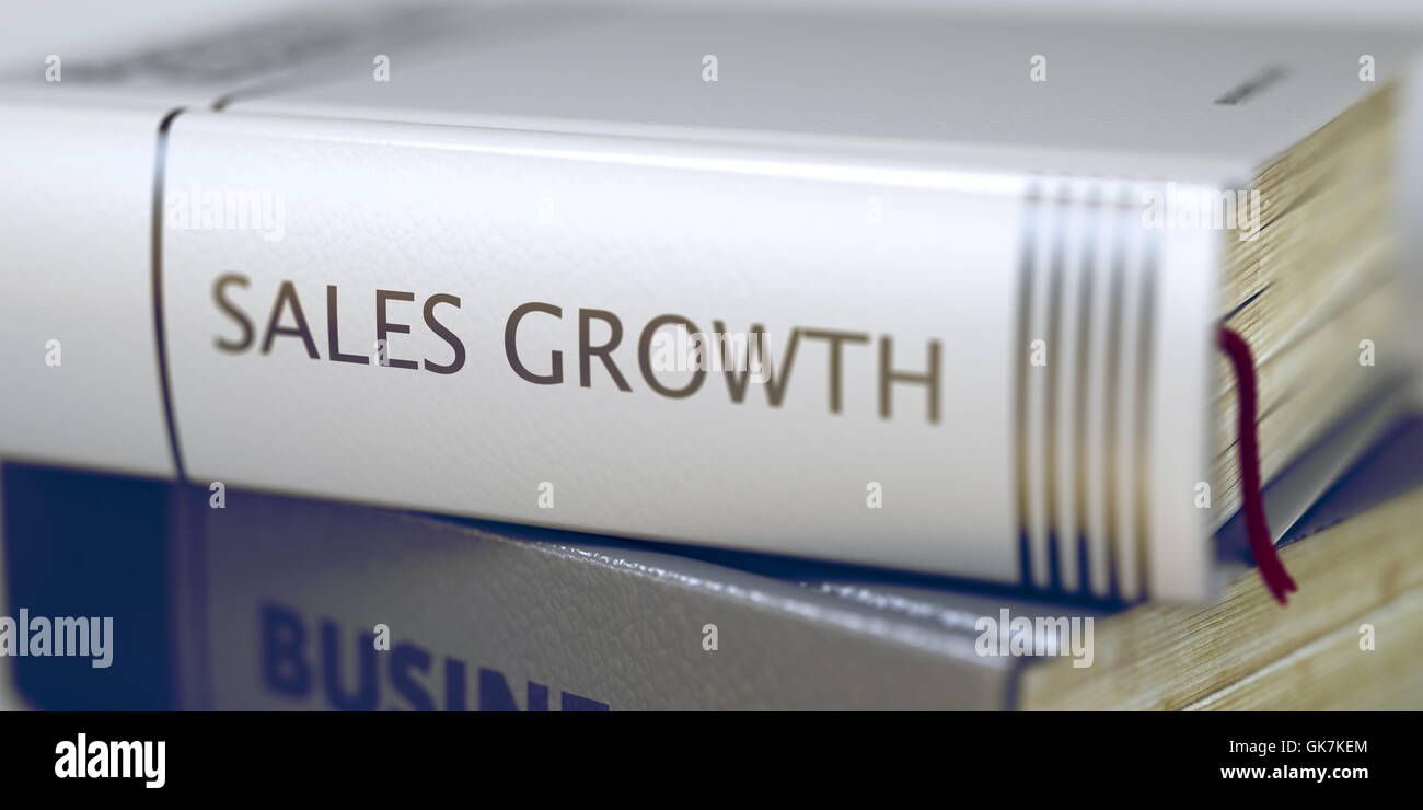 Book Title on the Spine Sales Growth Stock Photo Alamy