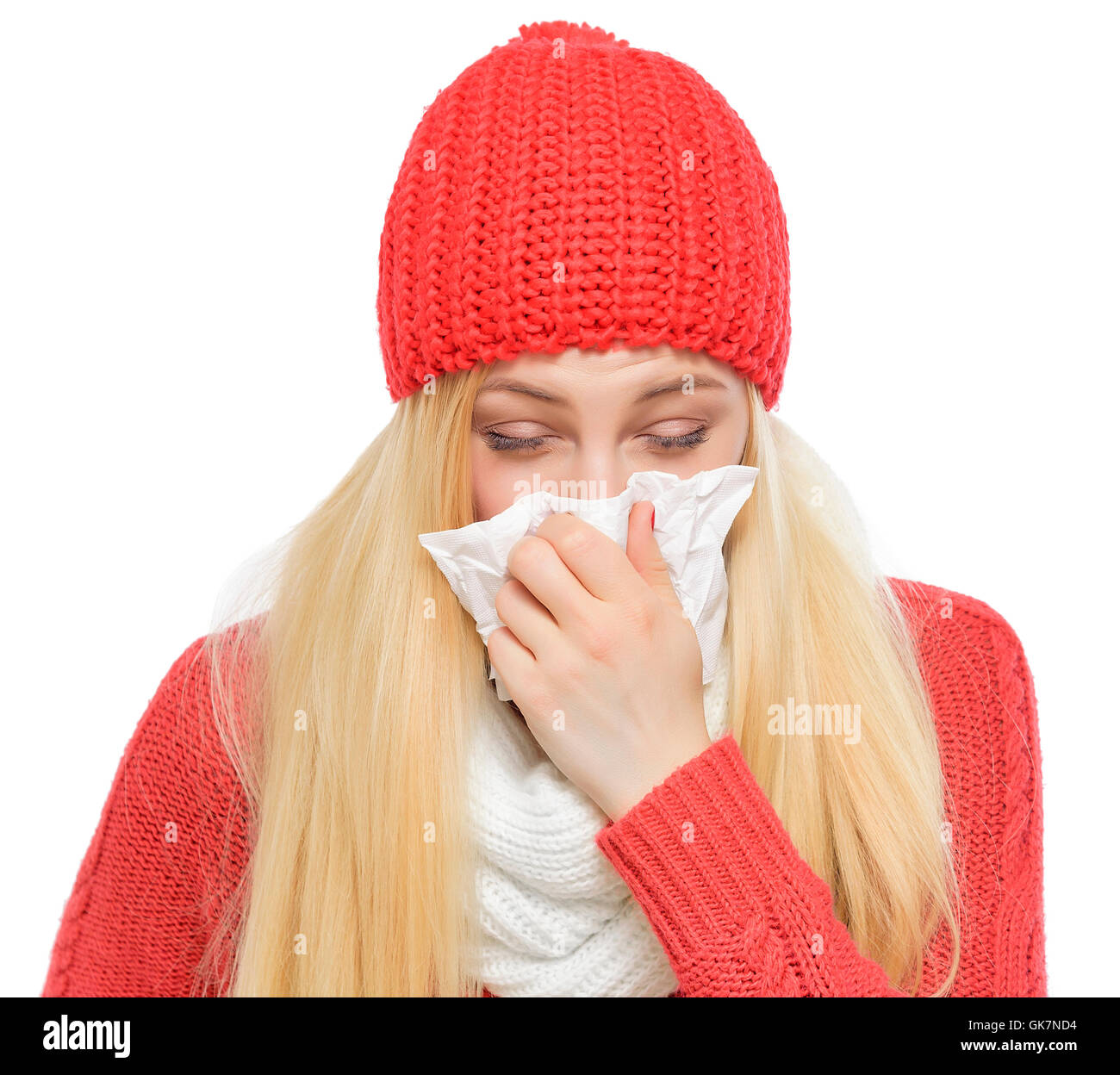 Girl runny nose hi-res stock photography and images - Alamy