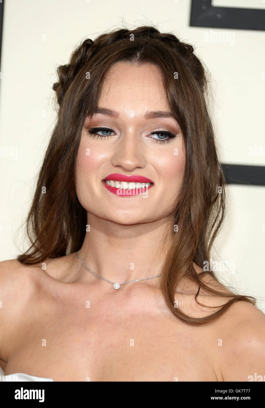 58th Annual GRAMMY Awards Arrivals Featuring Diana Gloster Where