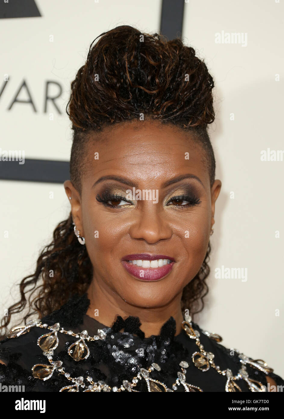 58th Annual GRAMMY Awards Arrivals Featuring MC Lyte Where Los
