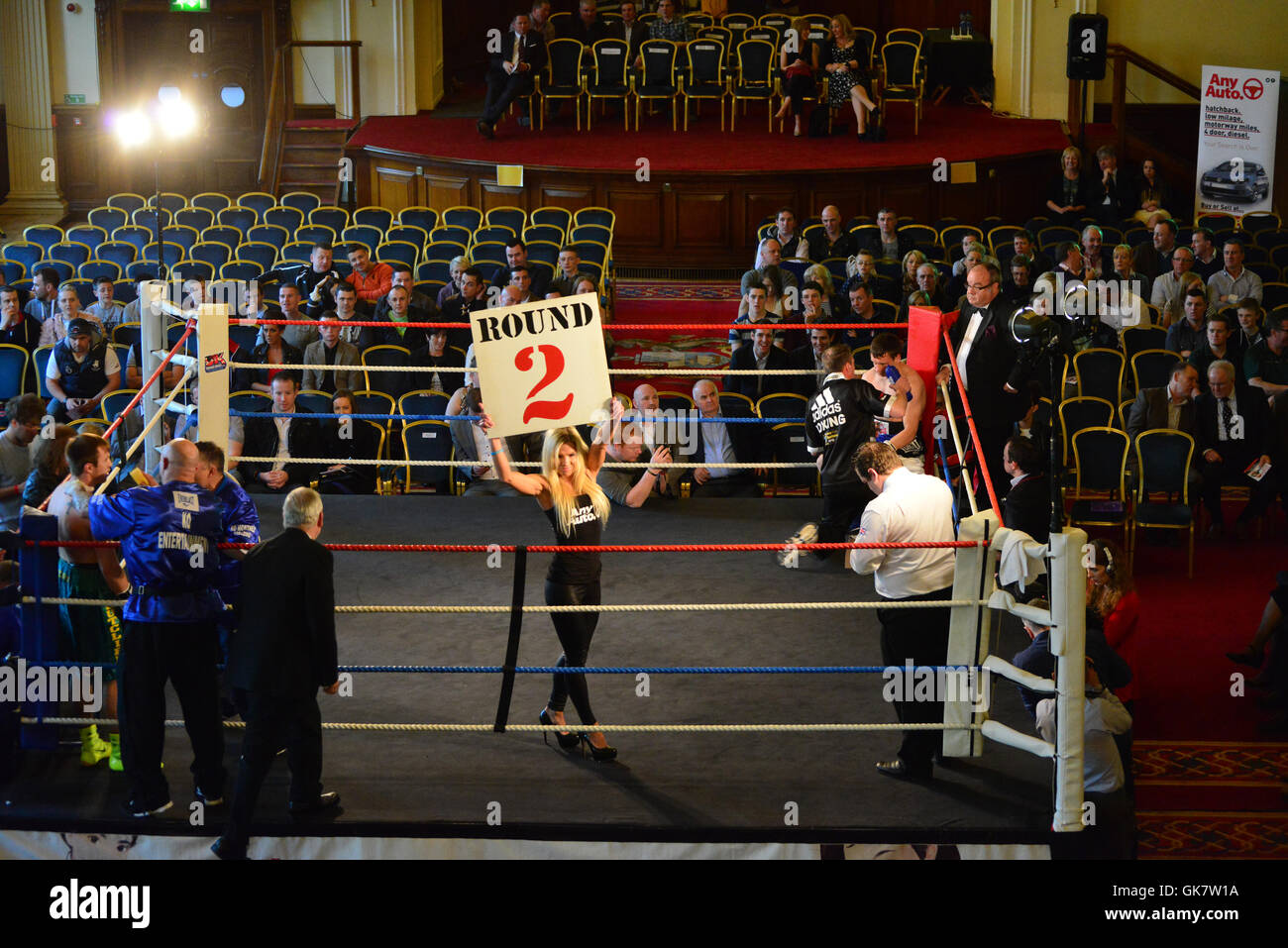 Boxing in Belfast Stock Photo