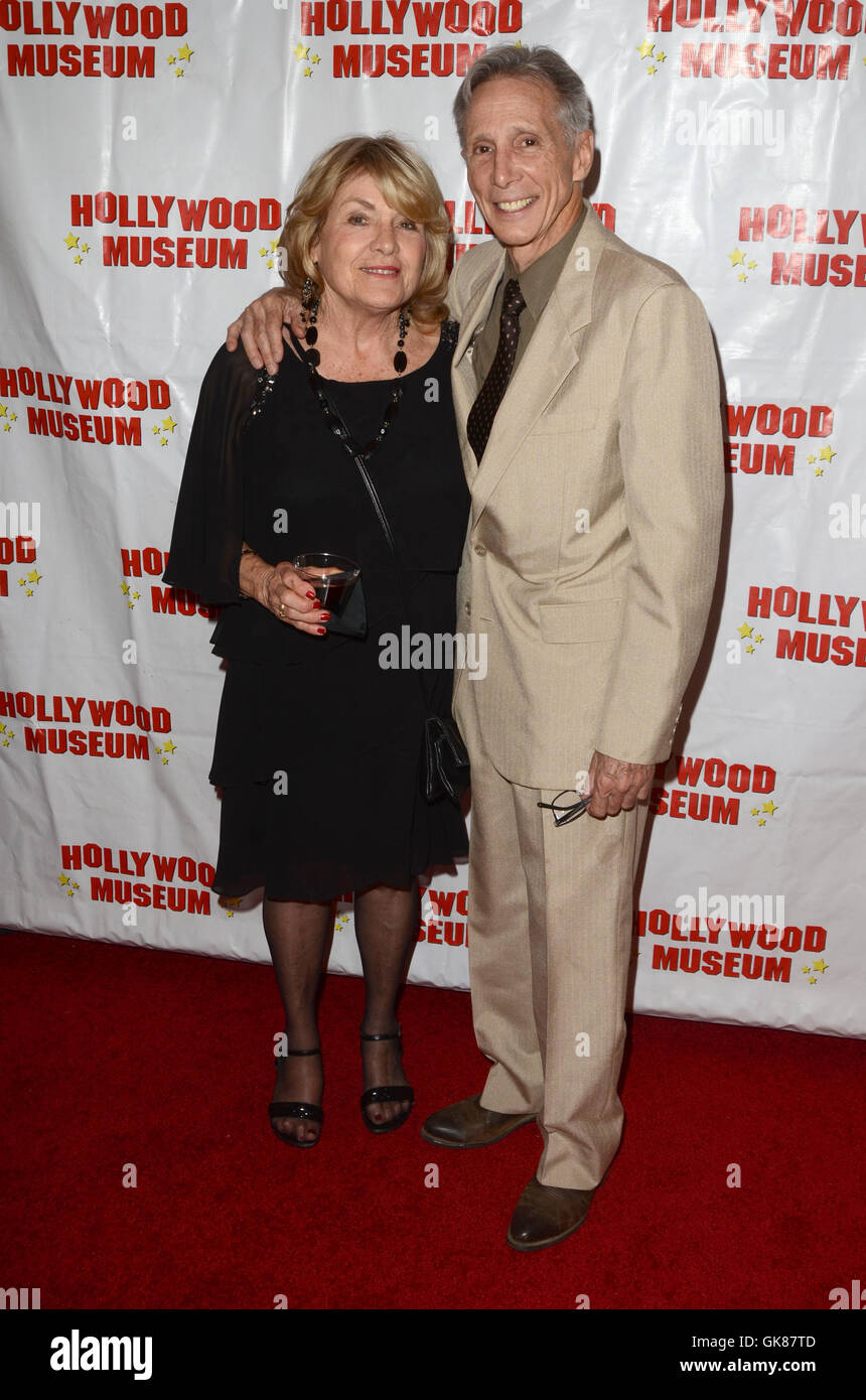 Los Angeles, California, USA. 18th August, 2016.   Charlotte McKenna, Johnny Crawford at 'Child Stars - Then and Now' Exhibit Opening at the Hollywood Museum on August 18, 2016 in Hollywood, California. Credit: David Edwards/MediaPunch Credit:  MediaPunch Inc/Alamy Live News Stock Photo