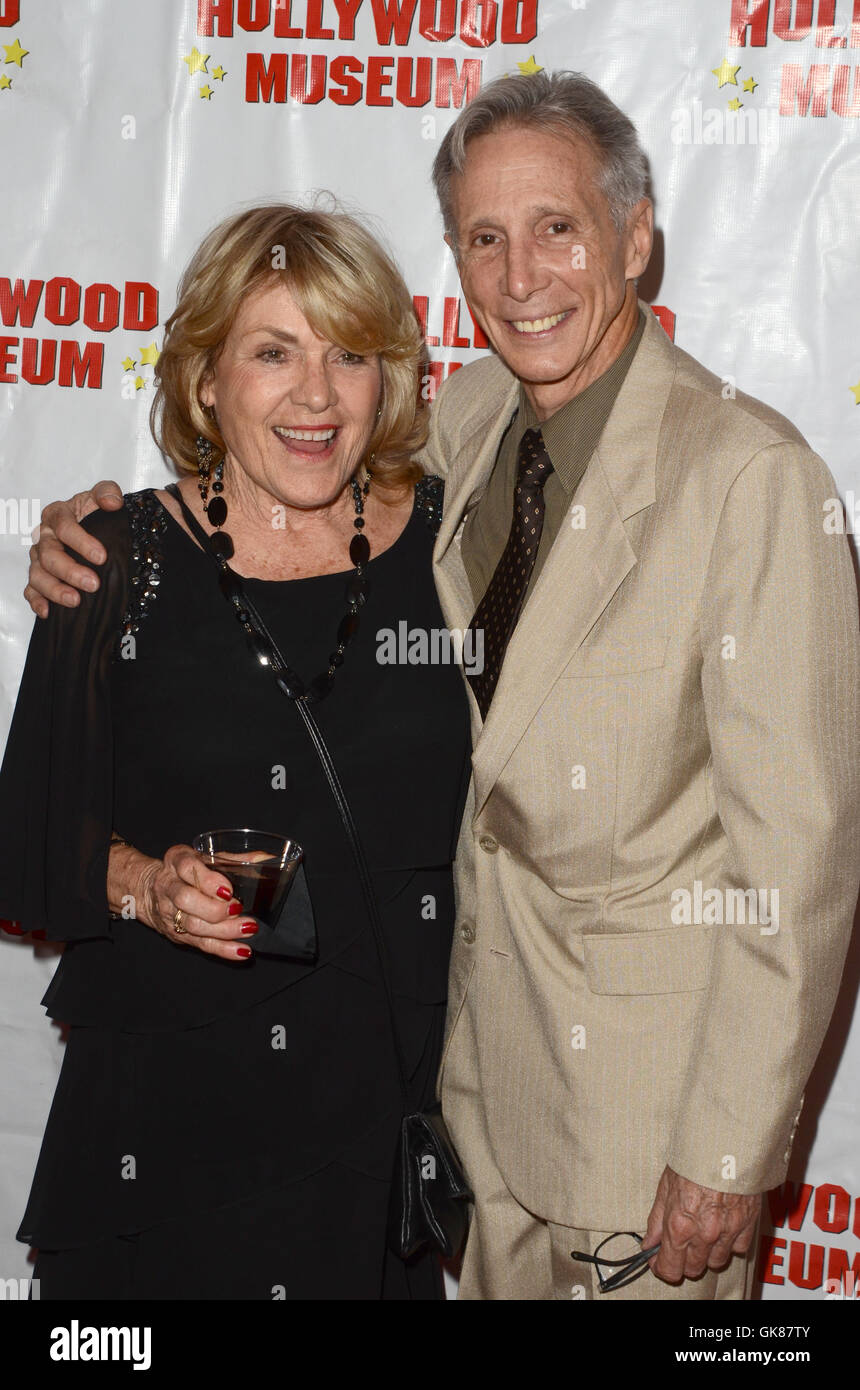 Los Angeles, California, USA. 18th August, 2016.   Charlotte McKenna, Johnny Crawford at 'Child Stars - Then and Now' Exhibit Opening at the Hollywood Museum on August 18, 2016 in Hollywood, California. Credit: David Edwards/MediaPunch Credit:  MediaPunch Inc/Alamy Live News Stock Photo