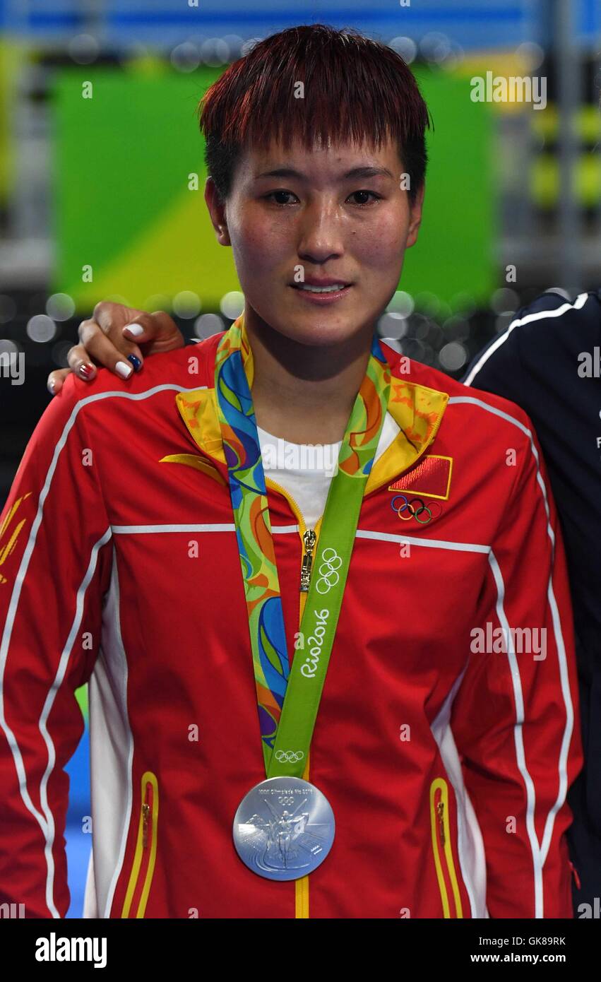 Rio De Janeiro, Brazil. 19th Aug, 2016. China's Yin Junhua attends the