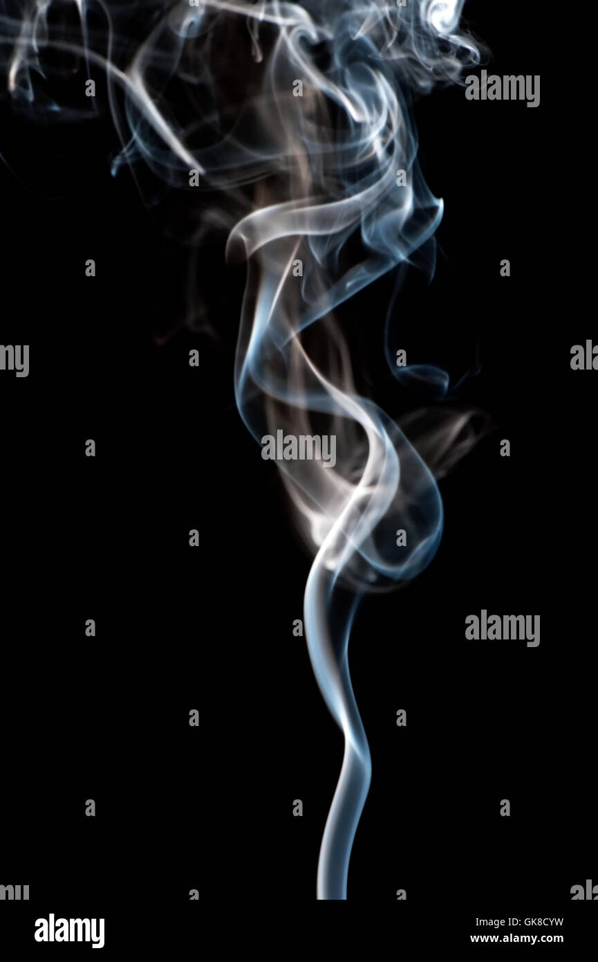 Smoke from black Stock Photo - Alamy