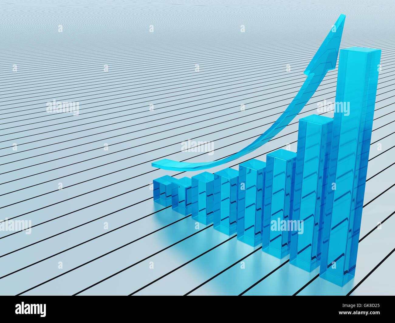 transparent diagram Stock Photo