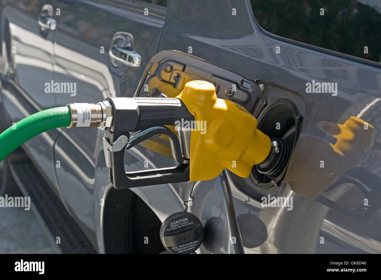 station gas nozzle Stock Photo Alamy