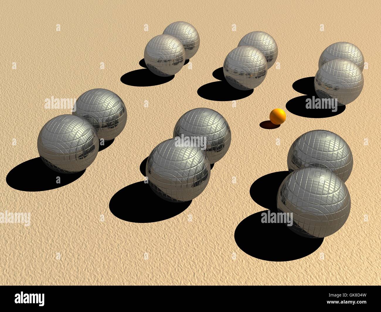 Petanque game balls Stock Photo Alamy
