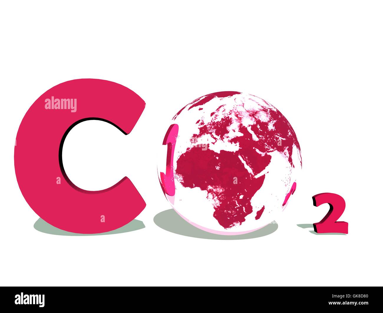 Carbon dioxide letters co2 hires stock photography and images Alamy
