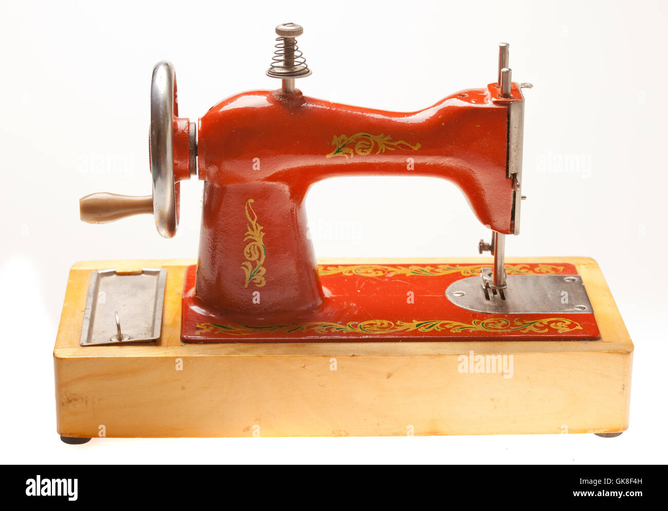 Child sewing machine Stock Photo Alamy