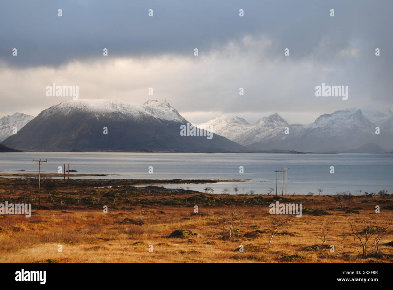 Landskap i Lofoten Stock Photo