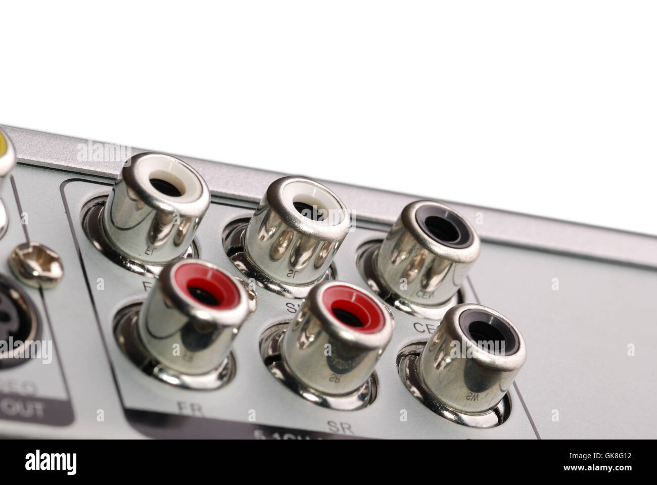 The panel of inputs Stock Photo Alamy