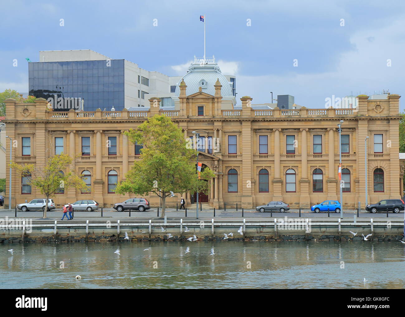 Sullivans Cove and Tasmania Museum and Art Gallery in Hobart Tasmania Stock Photo Alamy