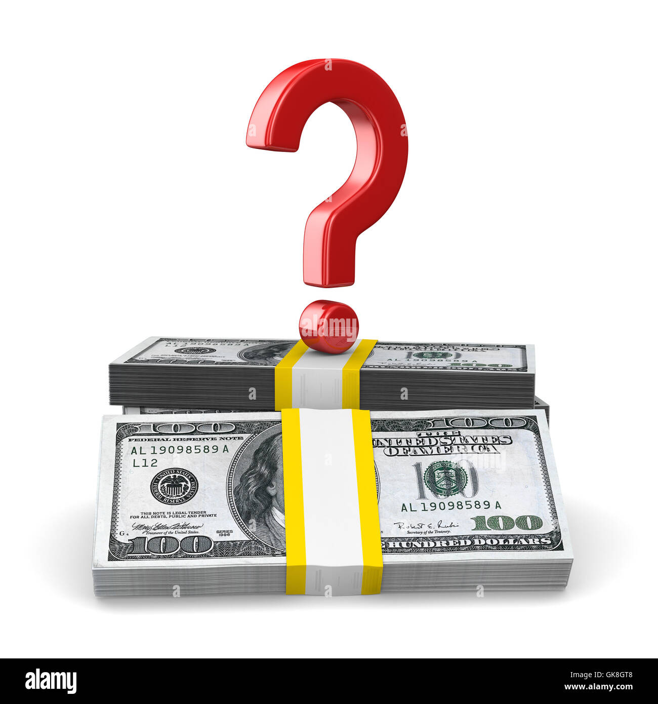 Dollar Question Mark 3d White Hi Res Stock Photography And Images Alamy