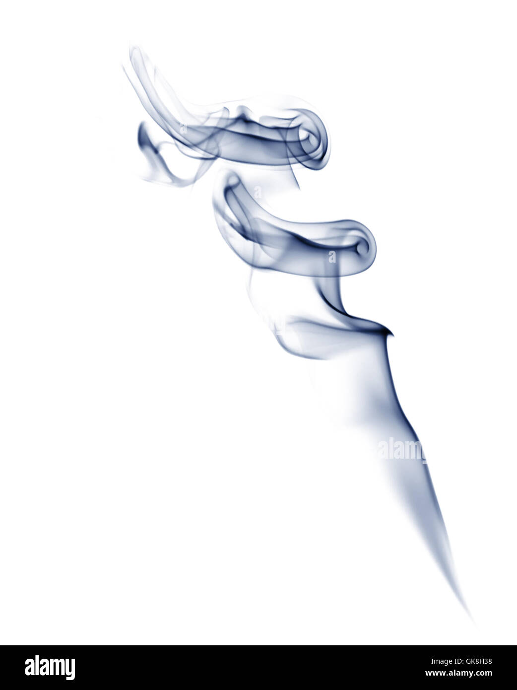 White smoke blue smoke Cut Out Stock Images & Pictures - Alamy
