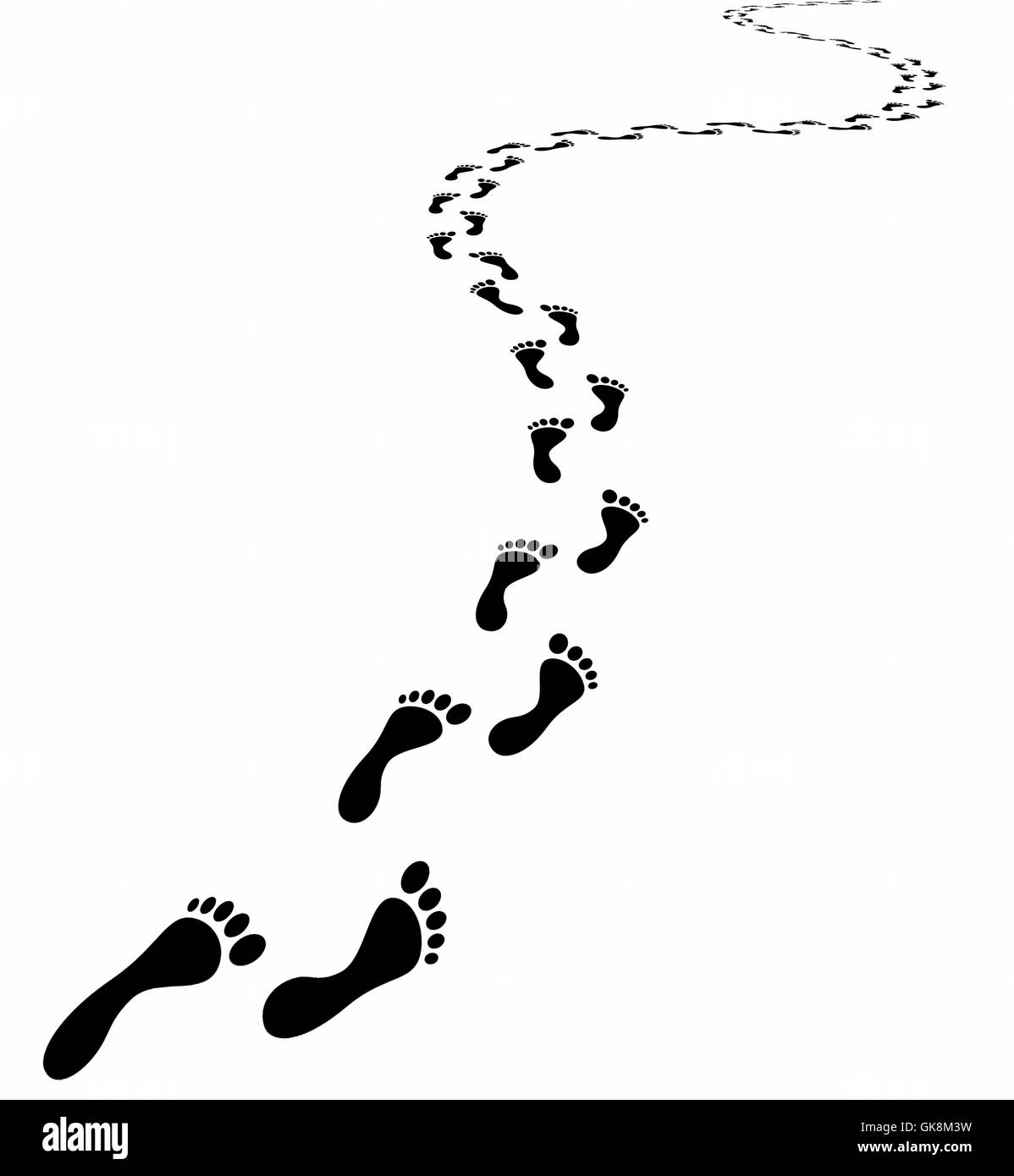 Footprints SVG Footprints In The Sand Svg Feet Svg Baby Footprint ...