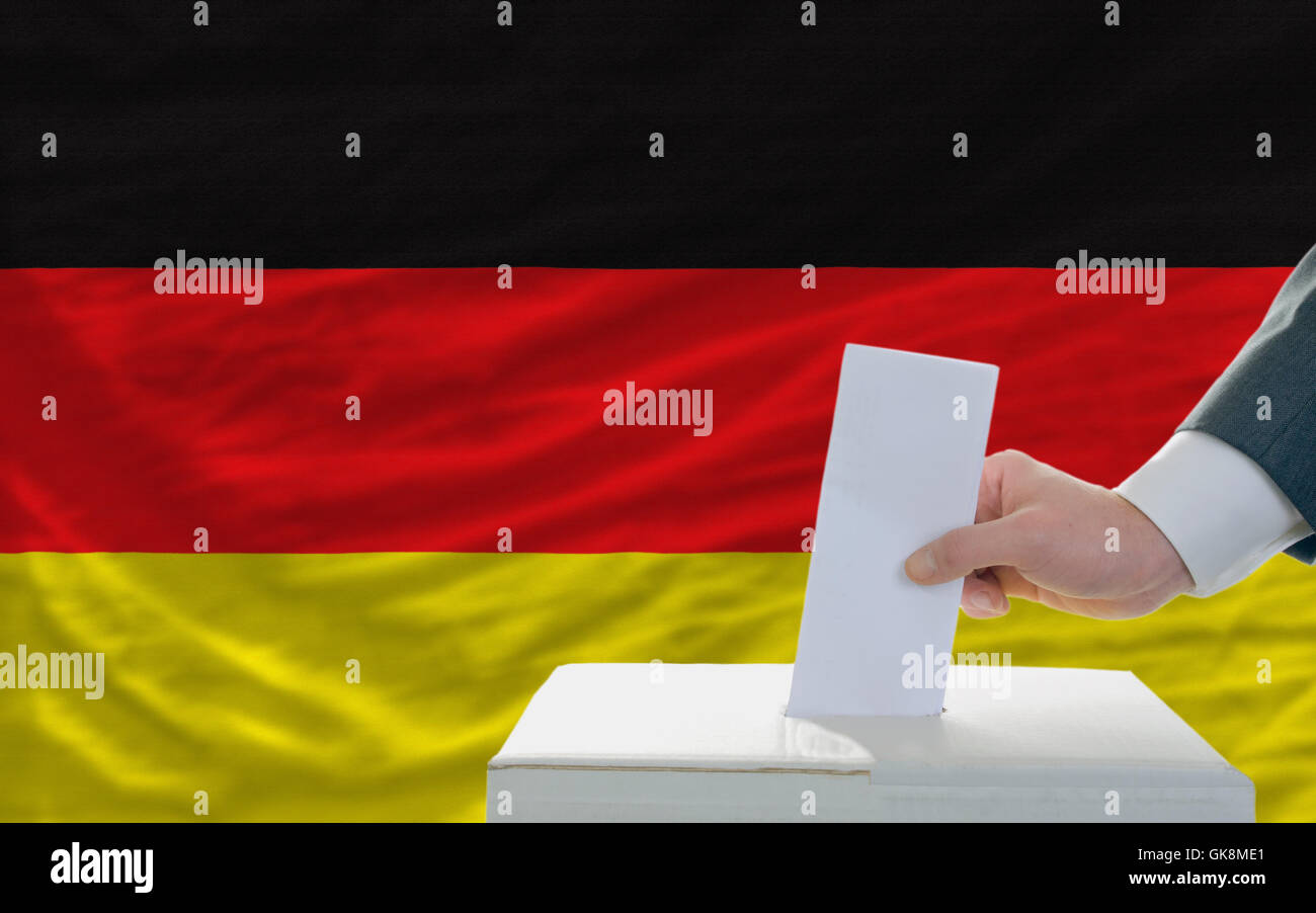 germany german federal republic vote Stock Photo