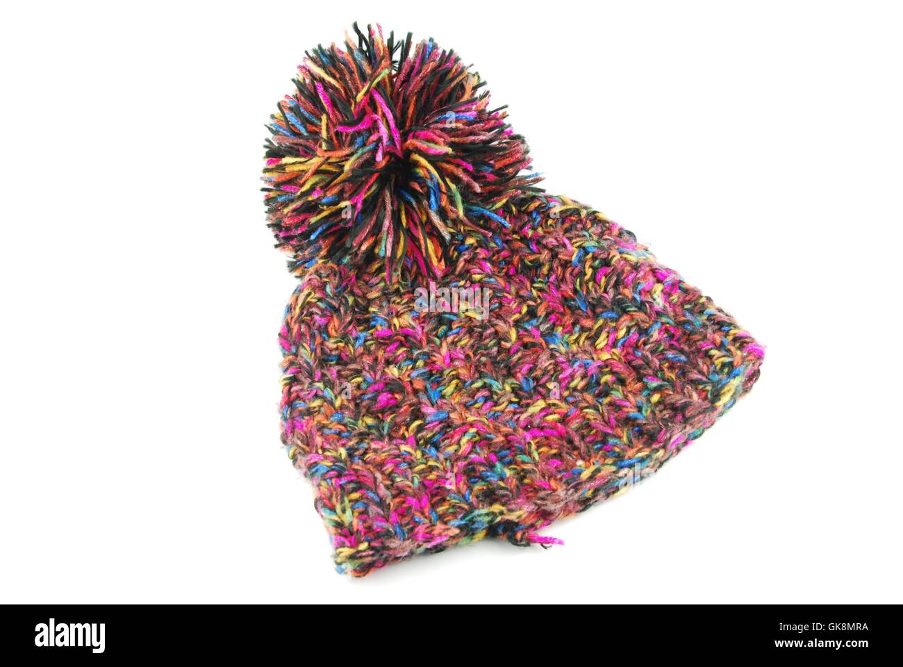winter hat wool Stock Photo