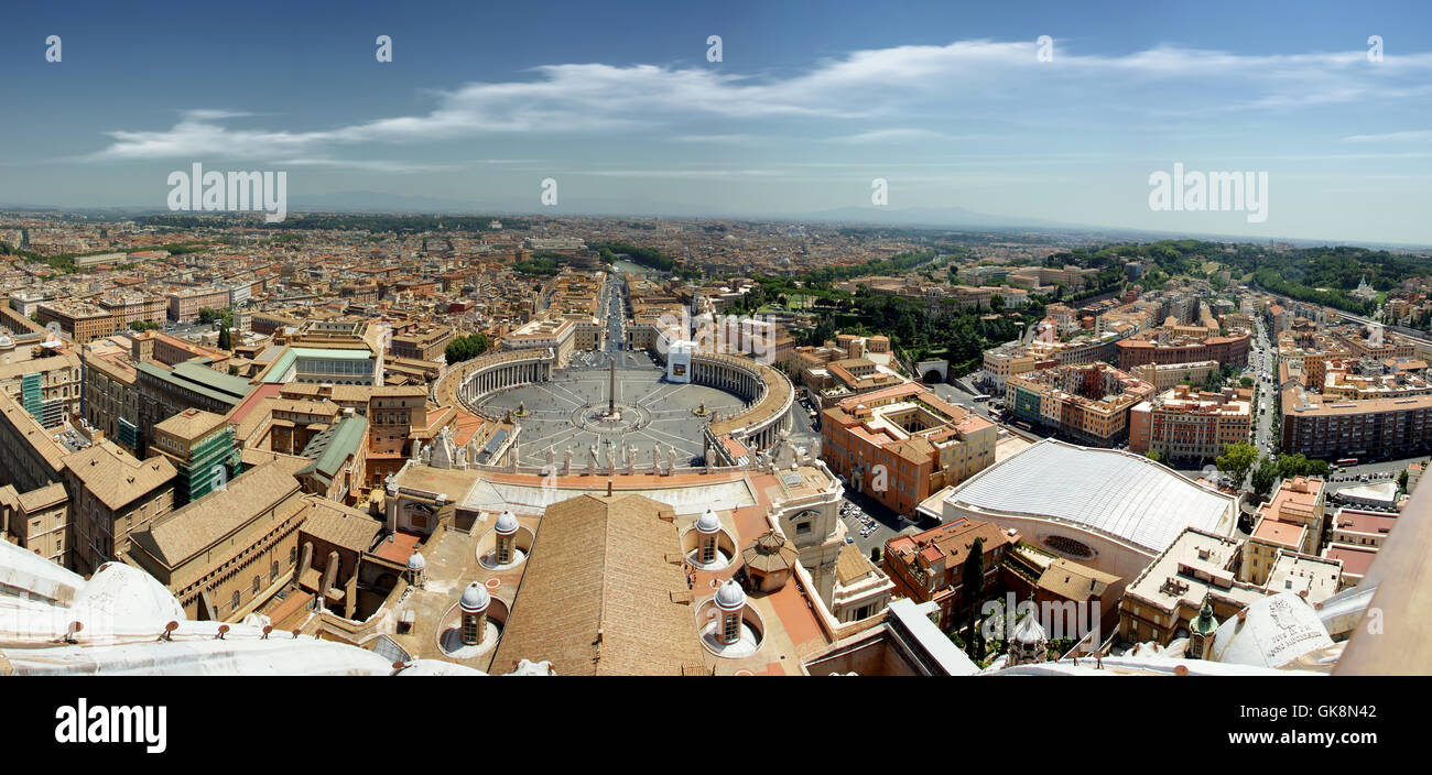 Peter Rome Tower church petersdom Rome Stock Photo - Alamy