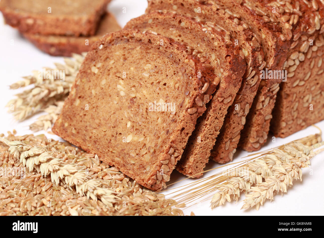 multigrain bread Stock Photo