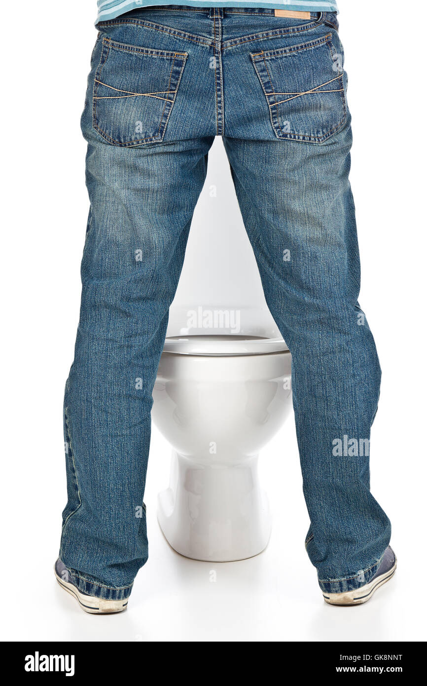 male masculine toilet Stock Photo Alamy