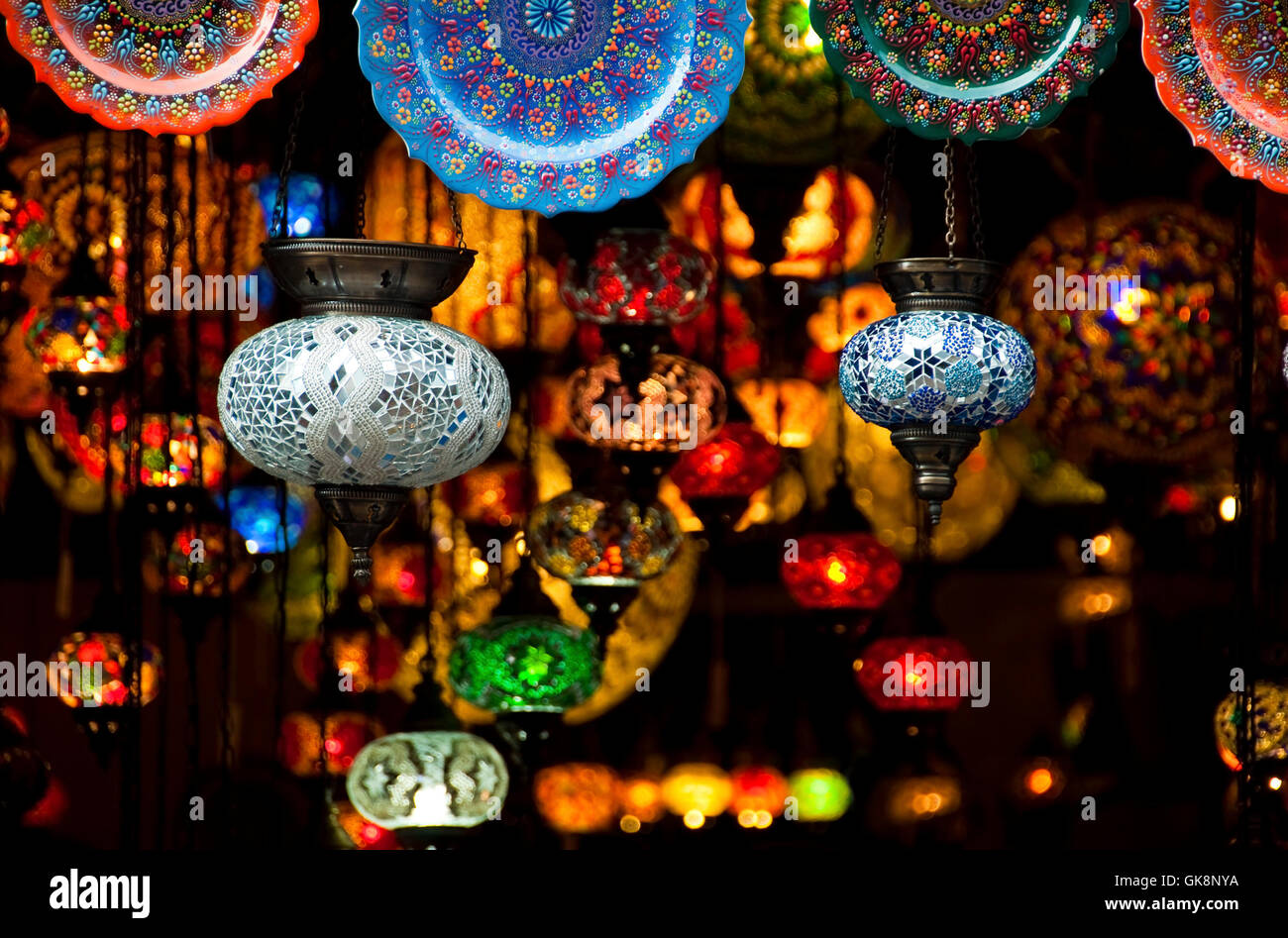 lantern arab shiner Stock Photo