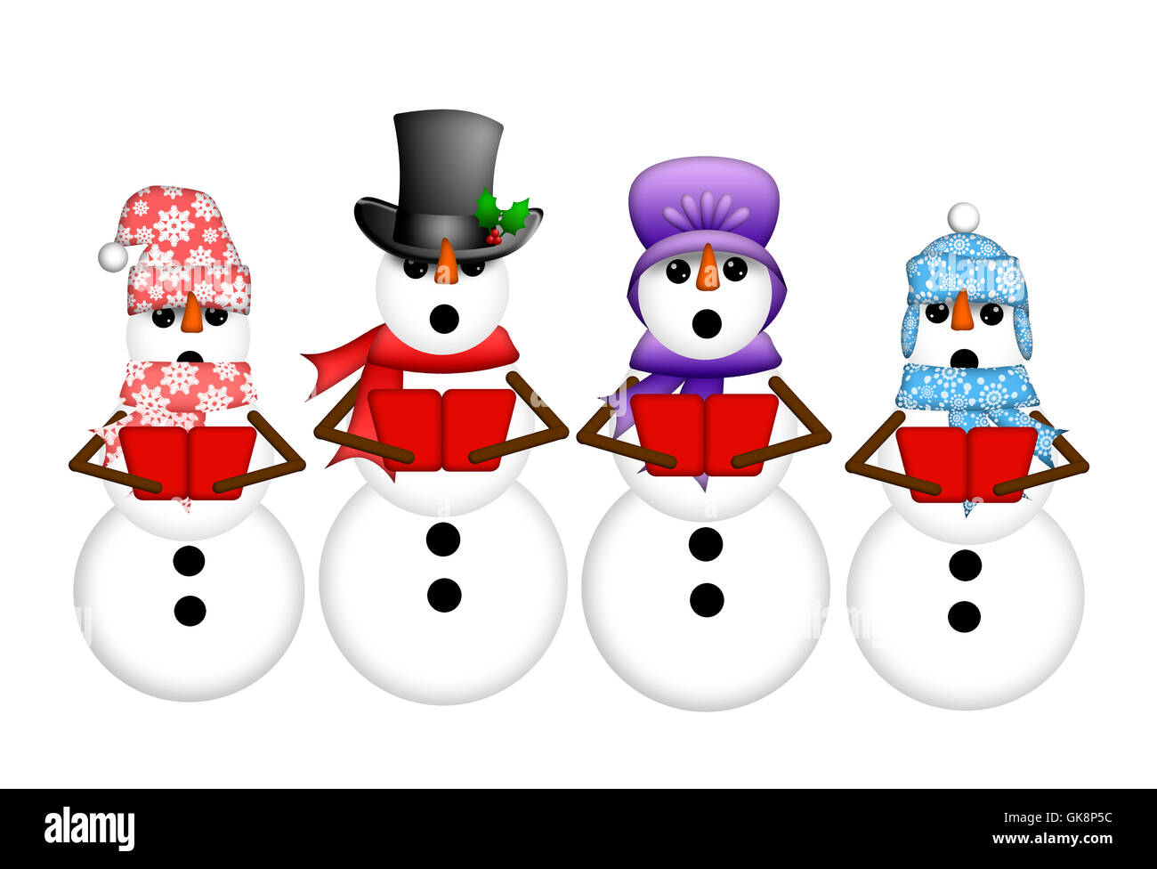 music christmas snowman Stock Photo