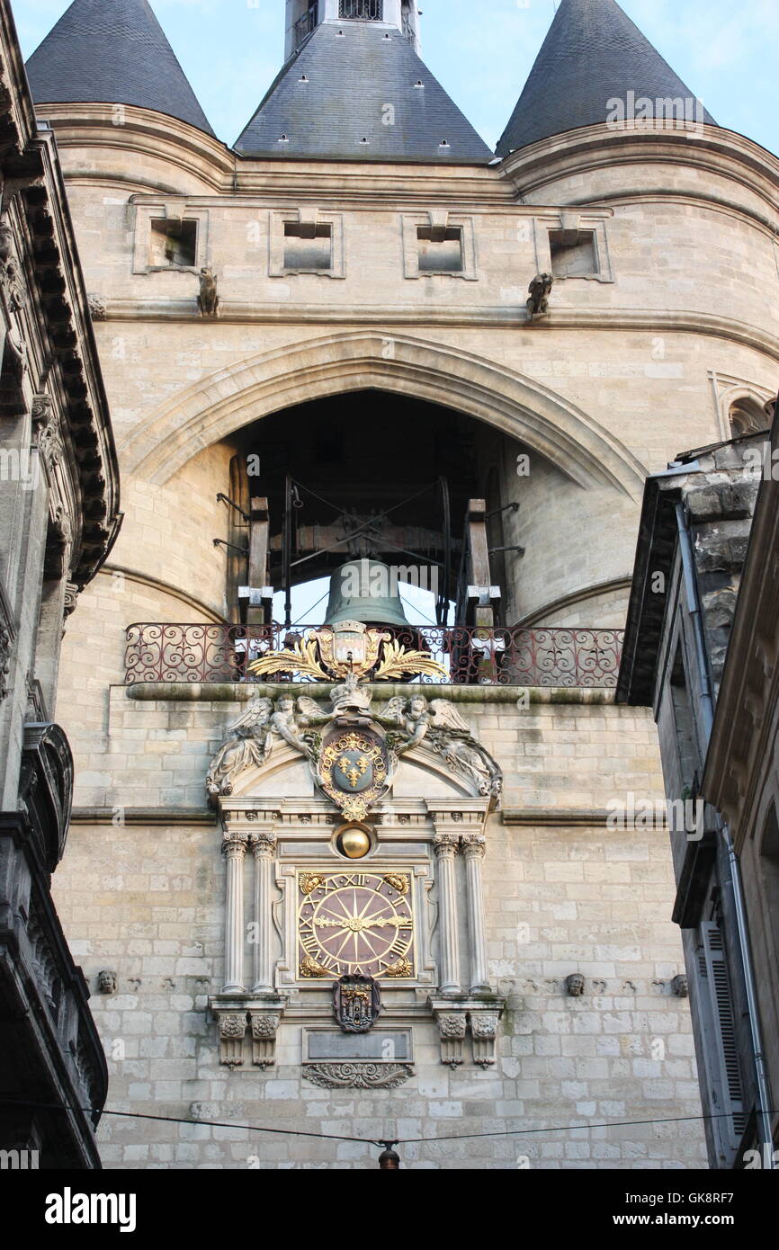 Porte de la Grosse-Cloche, Bordeaux, France Stock Photo - Alamy