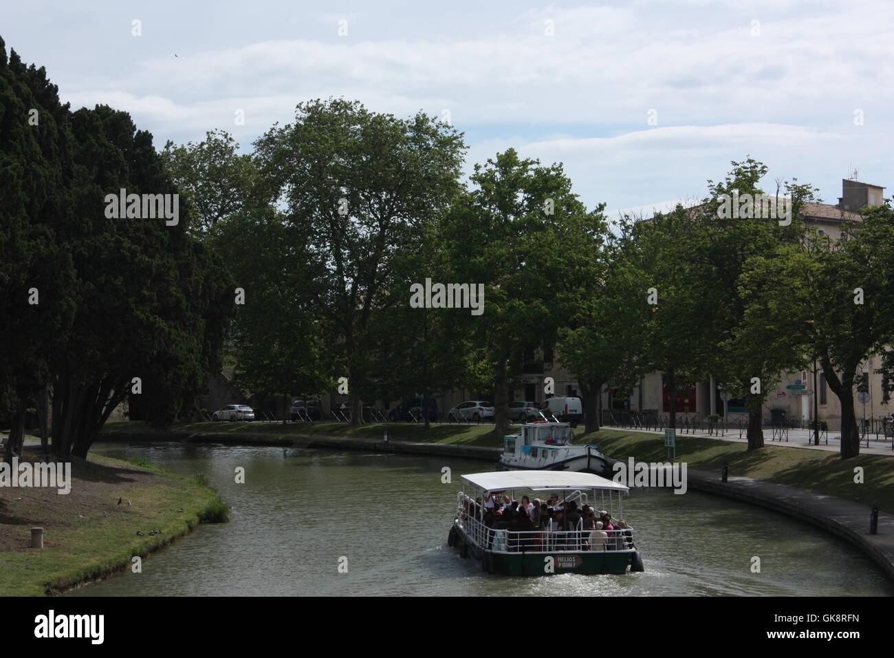 The Canal du Midi, Carcassonne, France Stock Photo - Alamy