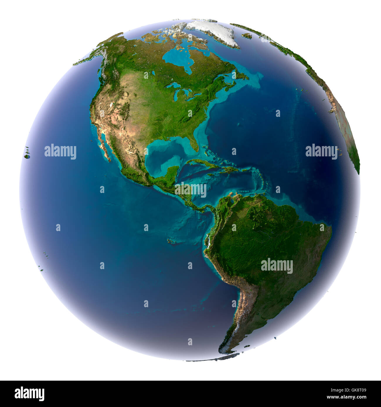South america terrain map hi-res stock photography and images - Alamy