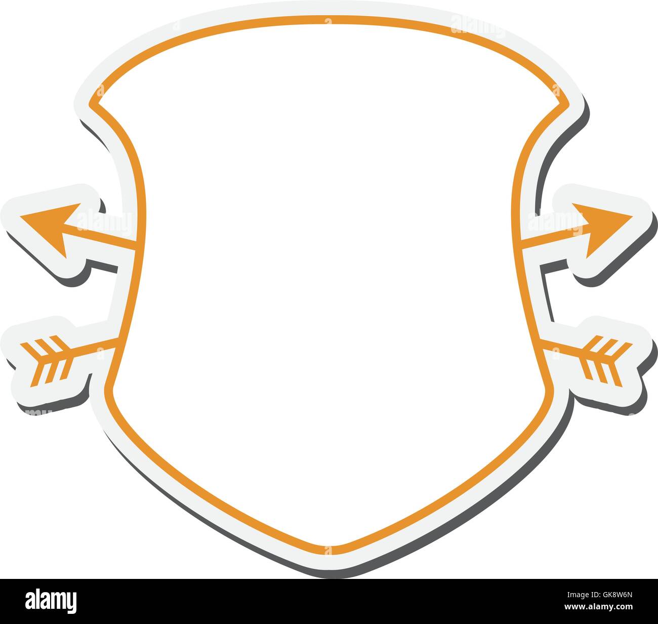 shield frame security label design Stock Vector Image & Art - Alamy