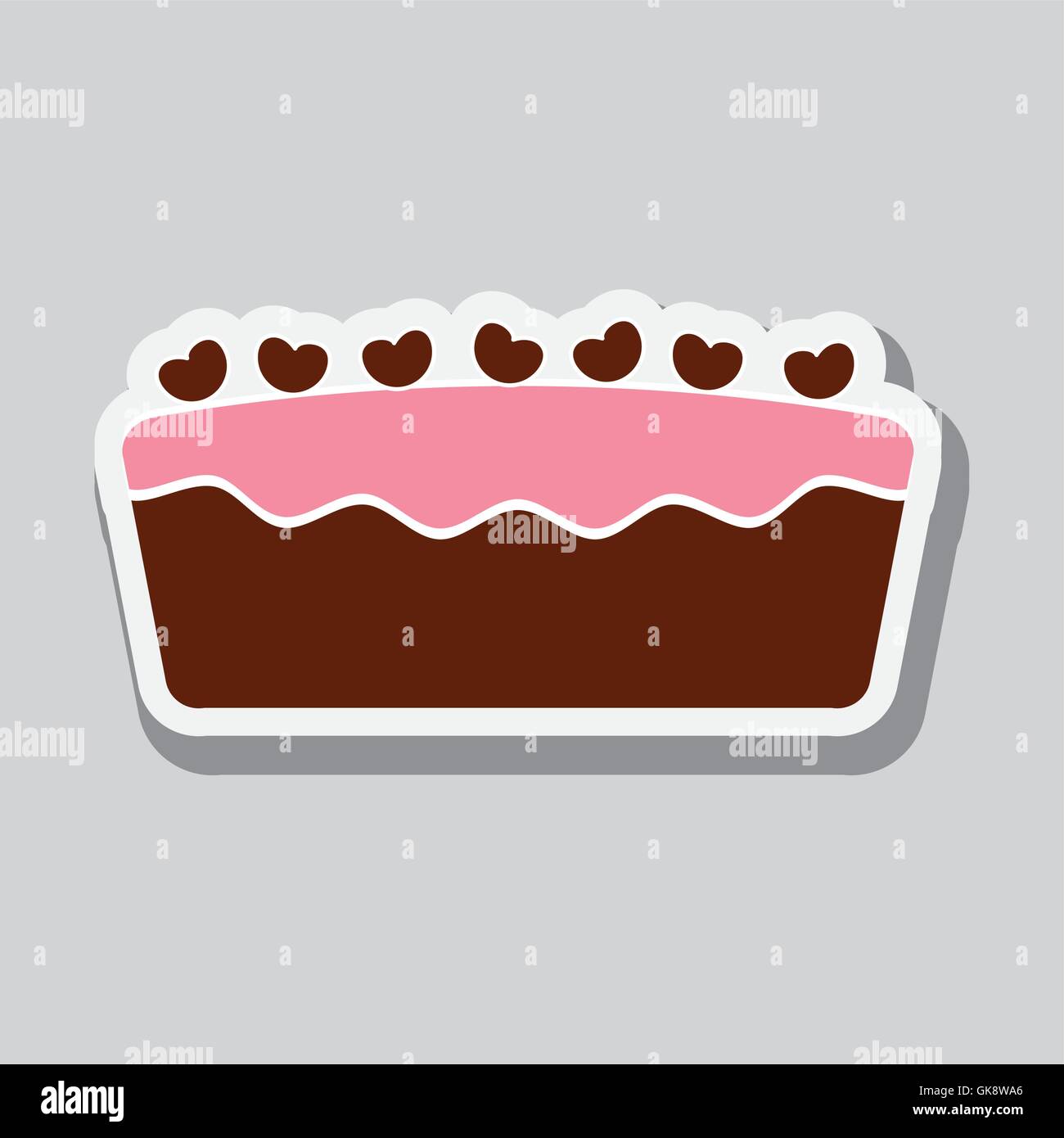 cake icon design , vector illustration Stock Vector Image & Art - Alamy