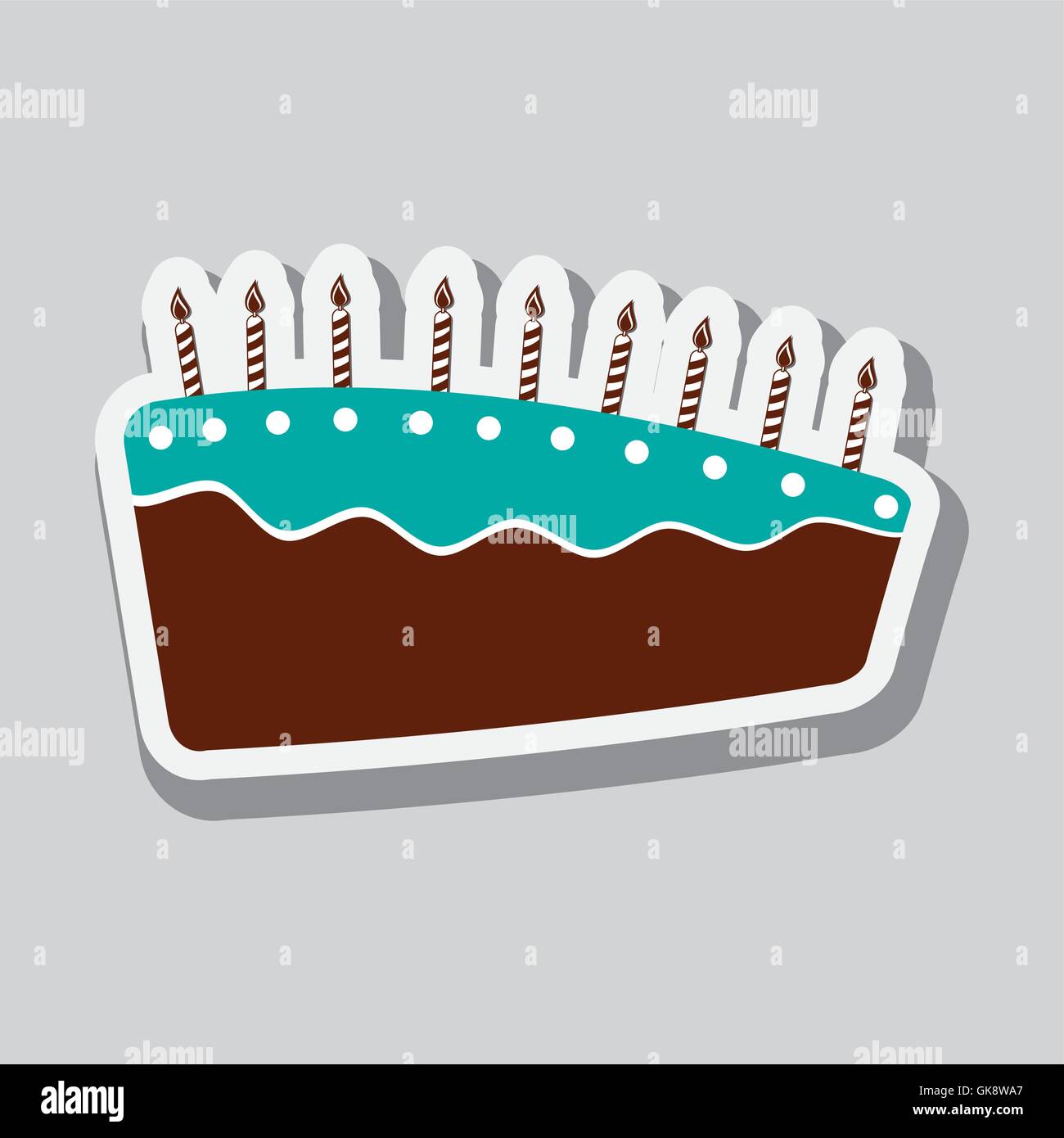 cake icon design , vector illustration Stock Vector Image & Art - Alamy