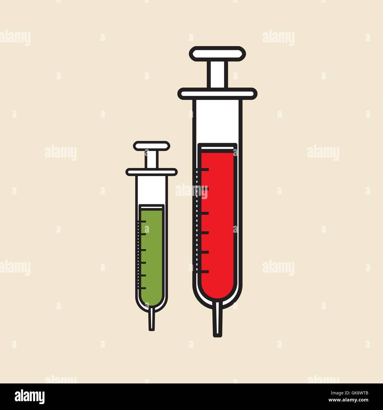 medical injection design , vector illustration, vector illustration ...