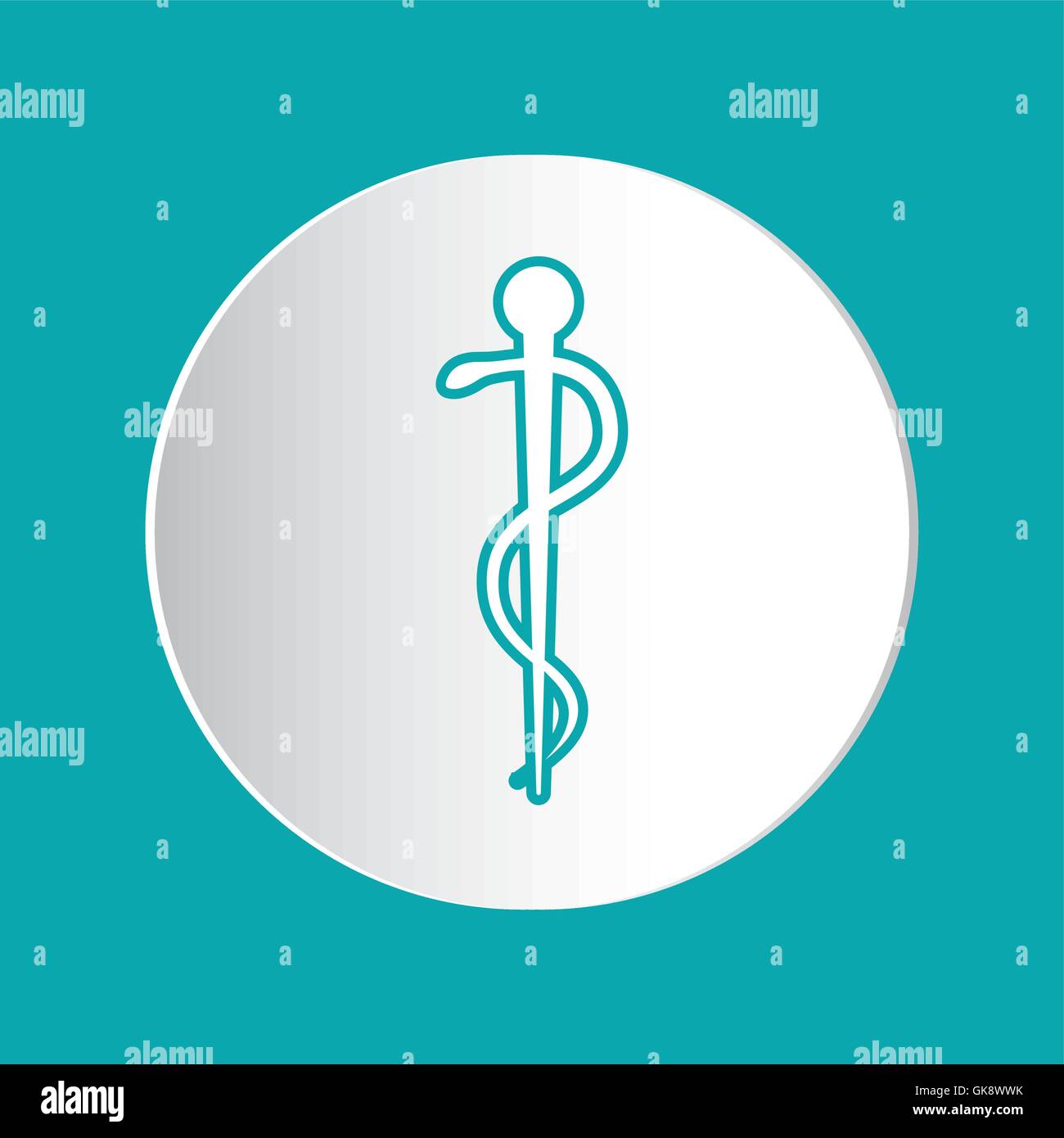 caduceus icon design , vector illustration Stock Vector Image & Art - Alamy