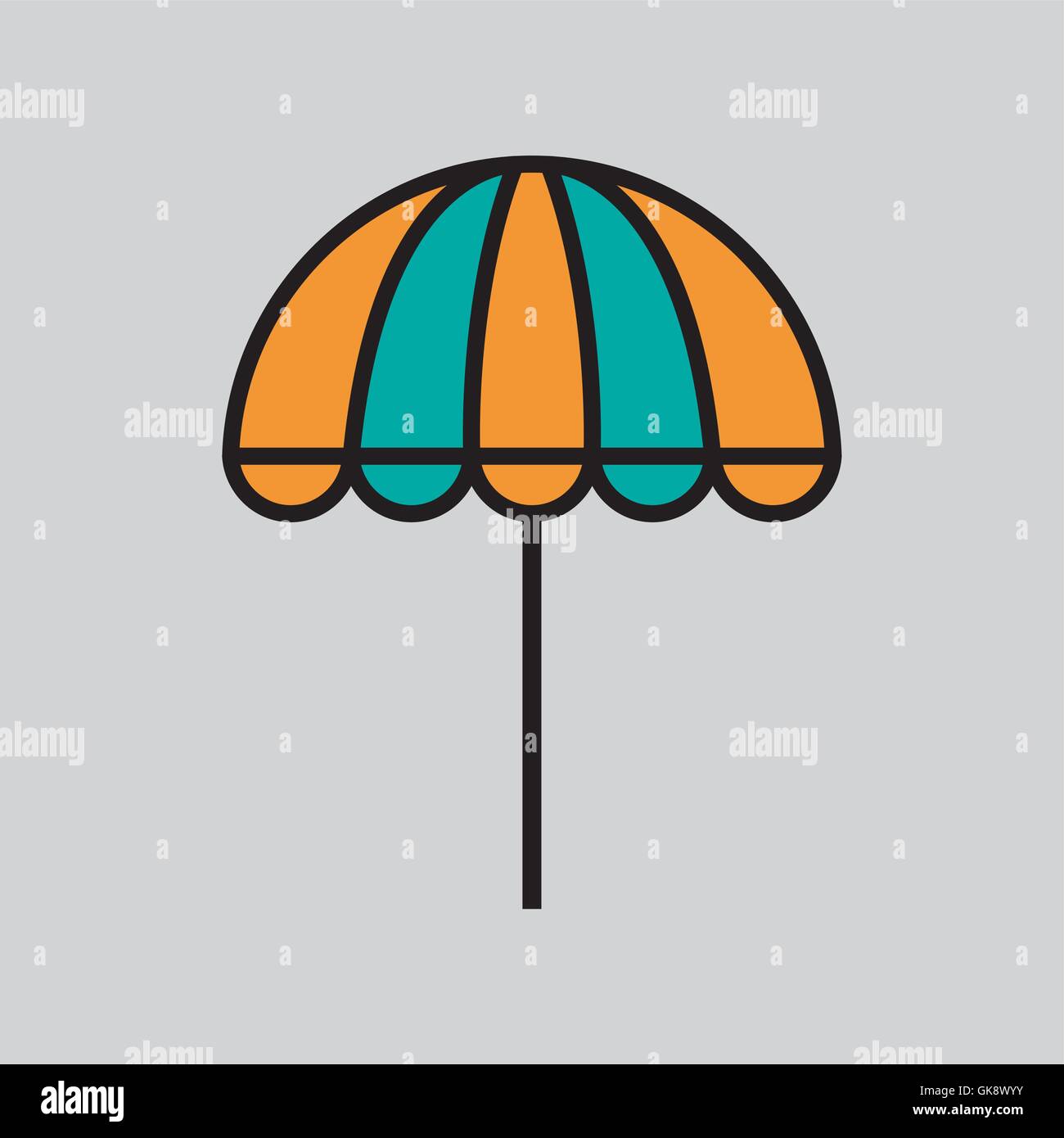 umbrella icon design , vector illustration Stock Vector Image & Art - Alamy