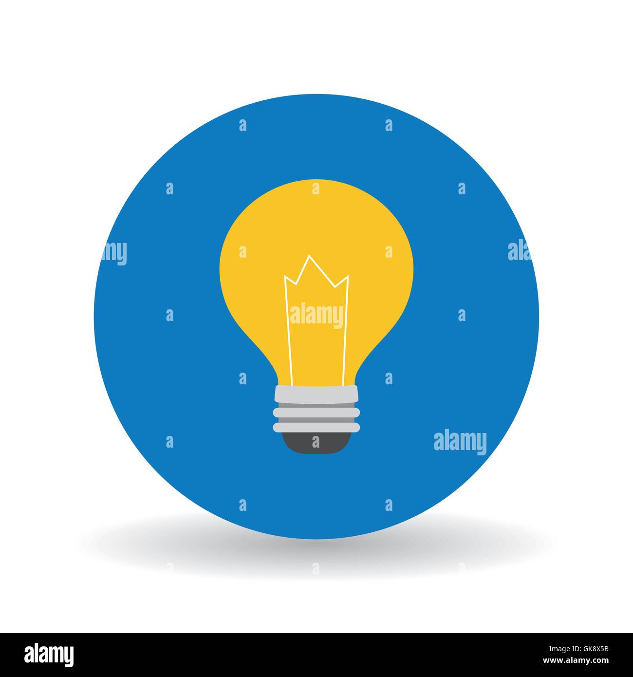 light bulb vector illustration , vector icon Stock Vector Image & Art ...