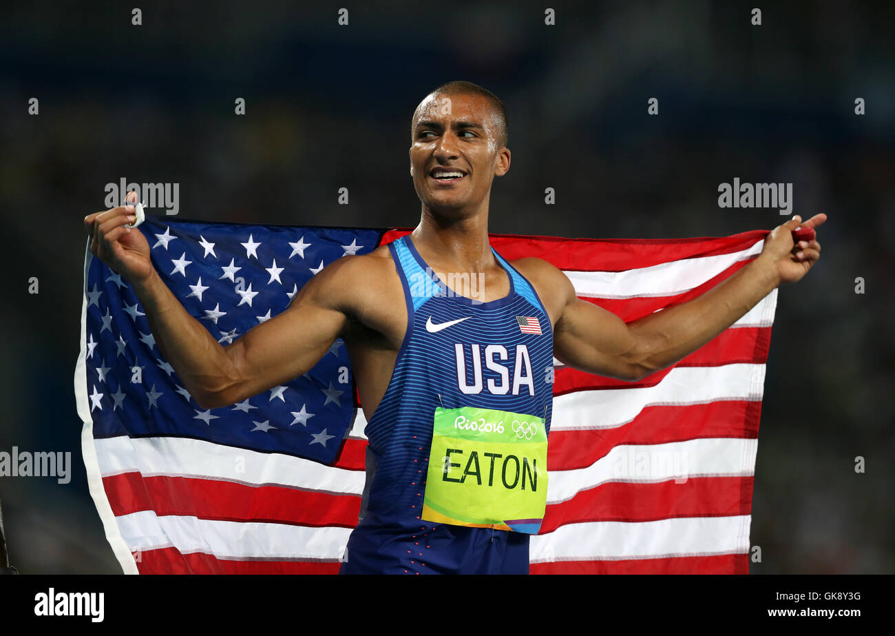  ASHTON EATON USA OLYMPIC DECATHLON 8X10 SPORTS ACTION PHOTO  (S) : Sports Fan Photographs : Sports & Outdoors