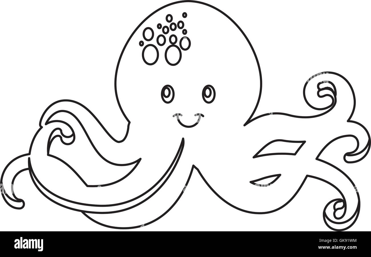 octopus tentacles isolated icon Stock Vector Image & Art - Alamy
