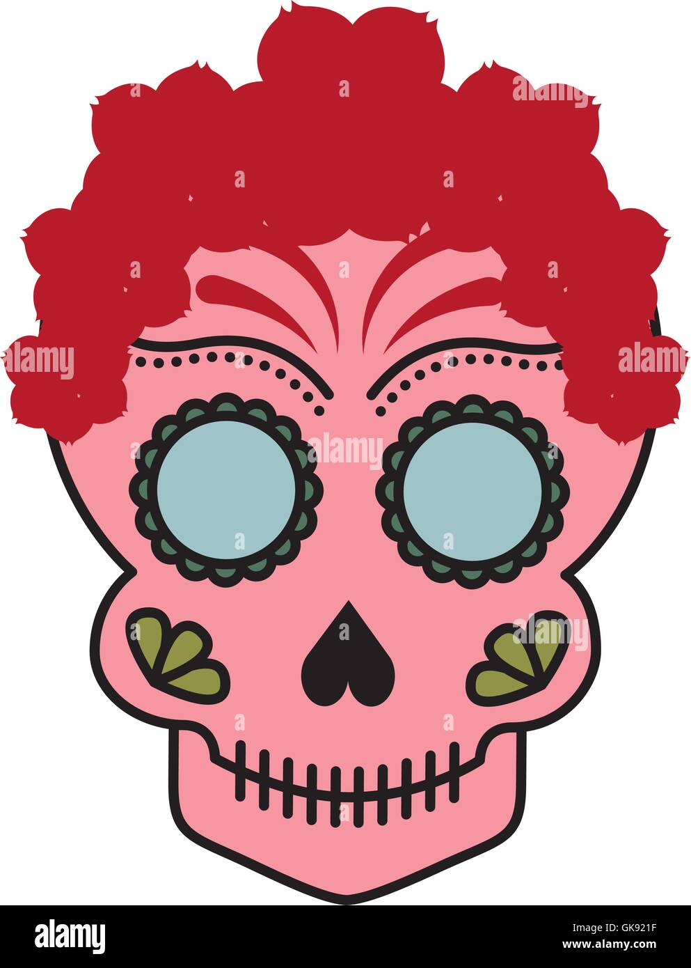 skull drawing tattoo style isolated icon Stock Vector Image & Art - Alamy