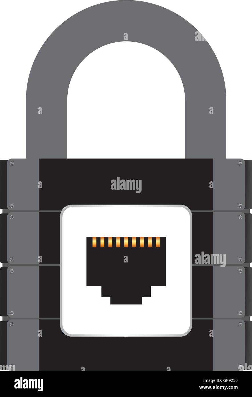 safe secure padlock security isolated icon Stock Vector Image & Art - Alamy