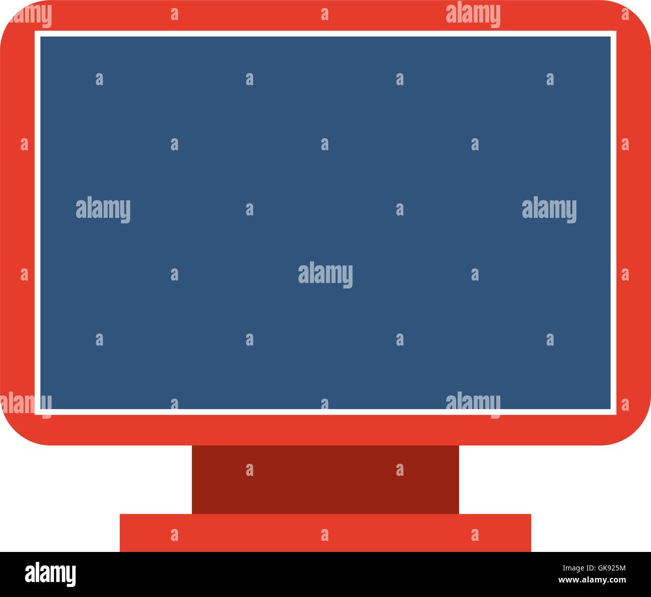monitor computer desktop icon Stock Vector Image & Art - Alamy