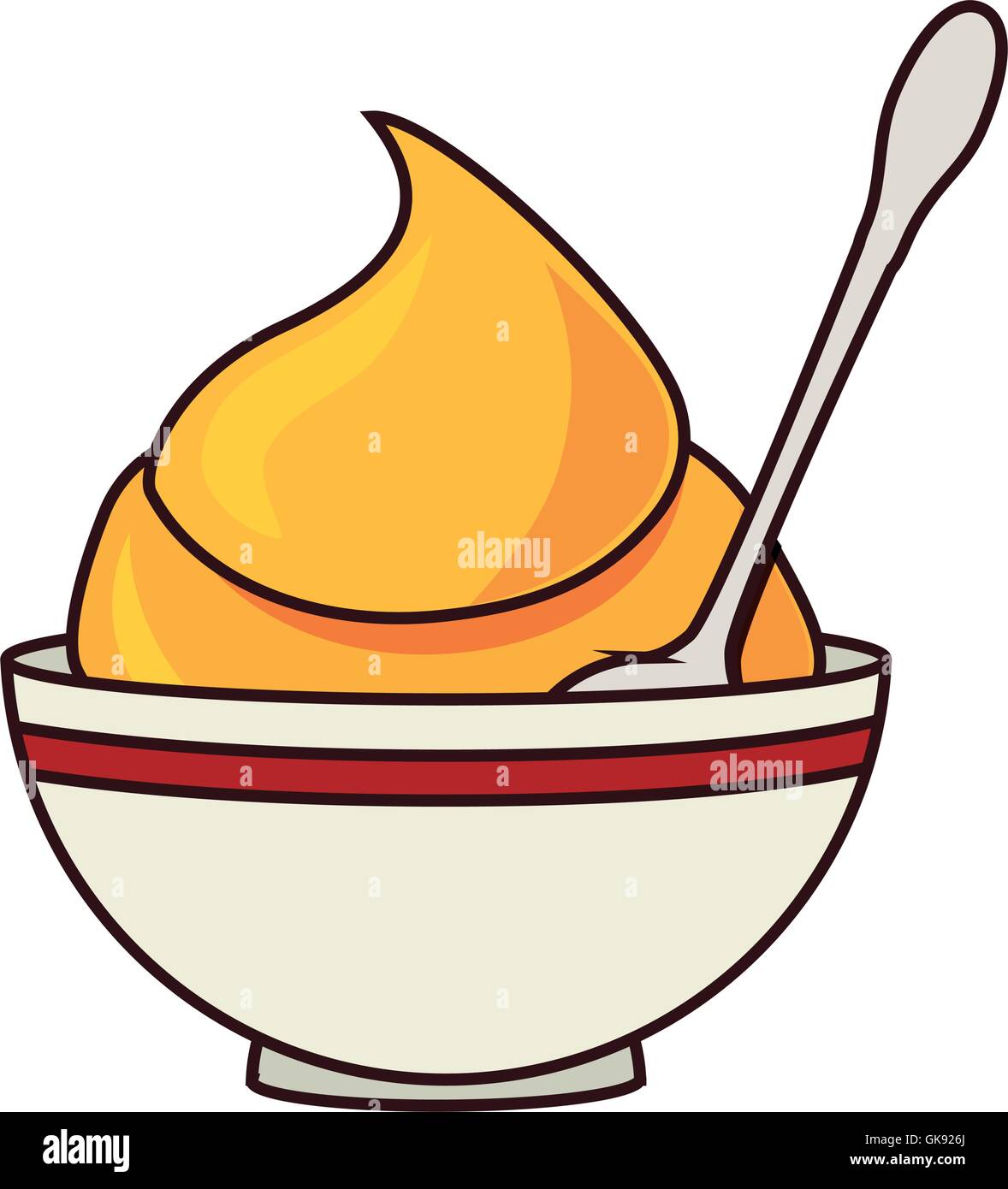 mustard sauce food Stock Vector Image & Art Alamy