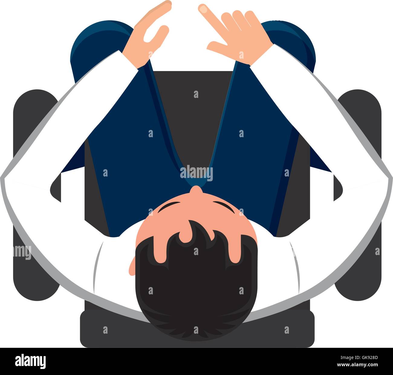 person seated in office chair Stock Vector Image & Art - Alamy