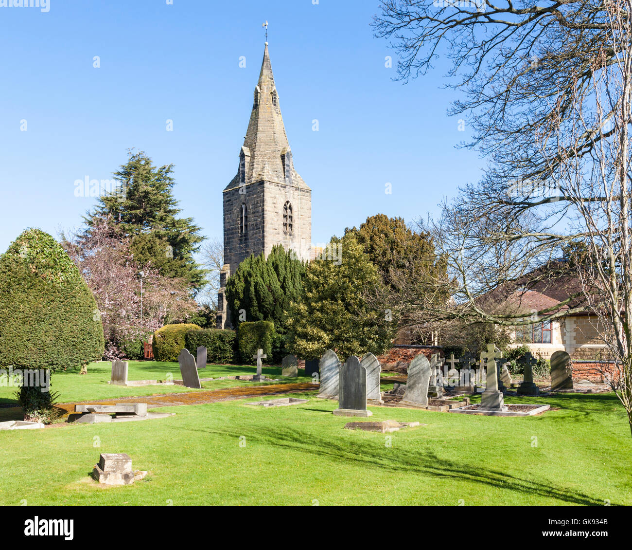 St Helen's Church, Burton Joyce, Nottinghamshire, England, UK Stock