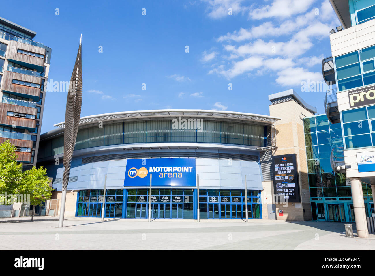 Motorpoint Arena and National Ice Centre, Nottingham, England, UK Stock